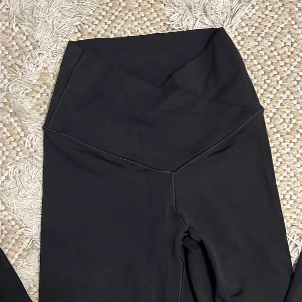 Aerie Black High-Rise flared Leggings